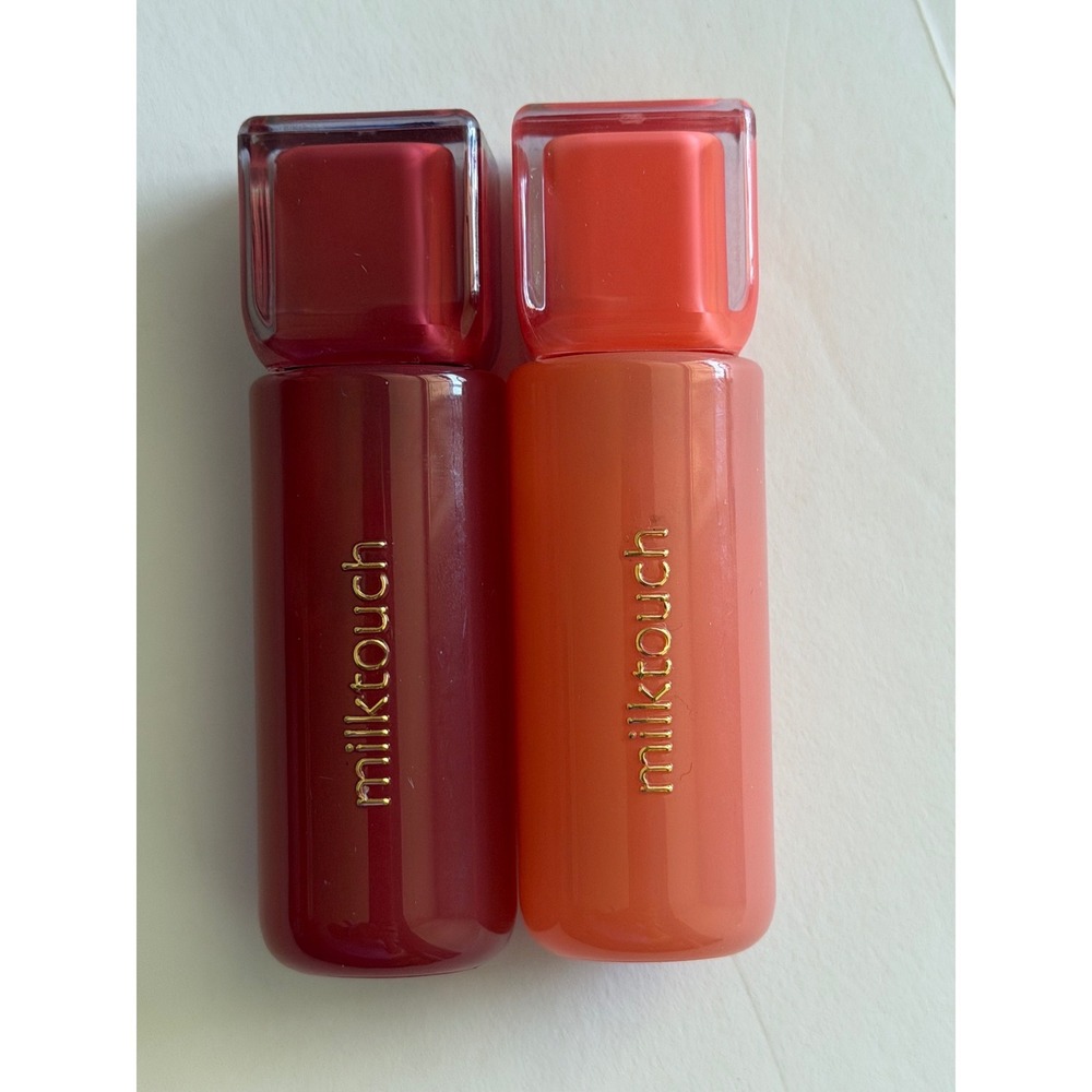 Milk Touch Jelly Fit Tinted Glow Tint Apple Pom & New Peach Bear K-Beauty Duo‎